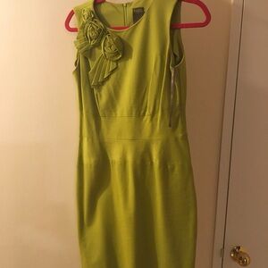 Sleeveless Green Women’s Dress - Classic A-Line
